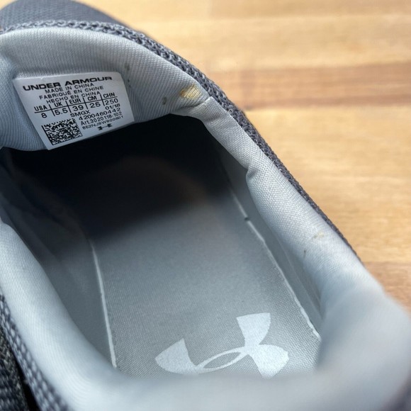 Women's Under Armour Precision X Sneaker Size 8 Gray Comfort Shoe - Picture 9 of 9